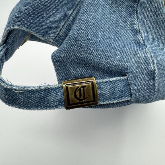 Rare Vintage Cap Hat Alabama Blue Denim Crimson Tide Bama Roll Tide Rhinestone - Picture 5 of 7